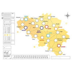 Spel: Dice Trip België
Uitgever: Helvetiq
Engelse versie