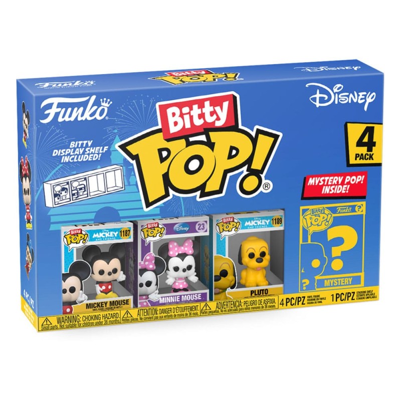 Disney pack 4 figurines Bitty POP! Vinyl Mickey 2,5 cm