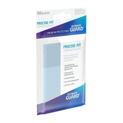 Ultimate Guard 100 pochettes Precise-Fit Sleeves format japonais Transparent