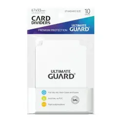 Ultimate Guard 10 intercalaires pour cartes Card Dividers taille standard Blanc | 4260250072240