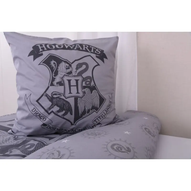 Harry Potter parure de lit Grey 135 x 200 cm / 80 x 80 cm | 4006891971081