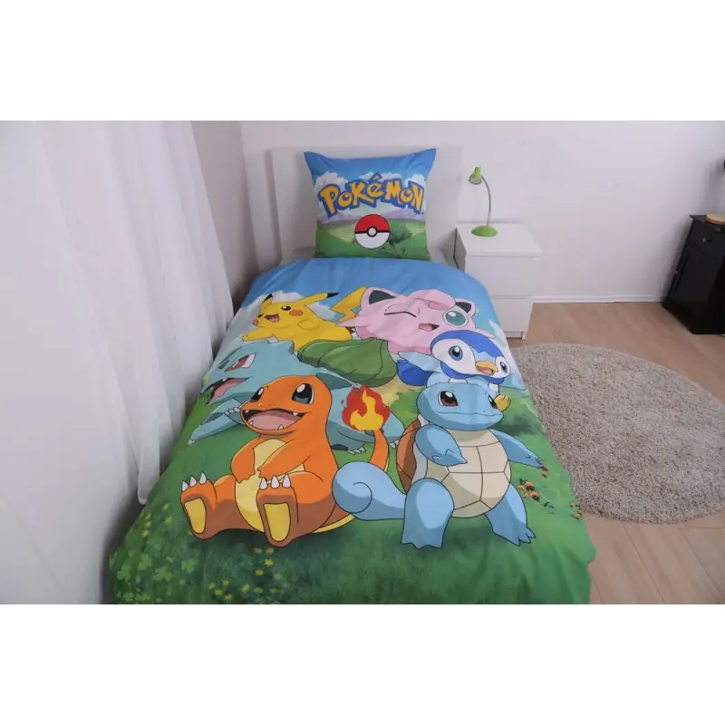 Pokemon parure de lit Group A 135 x 200 cm / 80 x 80 cm | 4006891983275