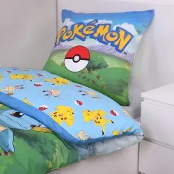 Pokemon parure de lit Group A 135 x 200 cm / 80 x 80 cm | 4006891983275