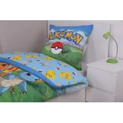 Pokemon parure de lit Group A 135 x 200 cm / 80 x 80 cm | 4006891983275