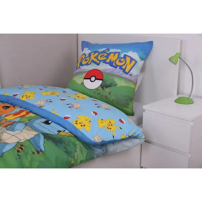 Pokemon parure de lit Group A 135 x 200 cm / 80 x 80 cm | 4006891983275