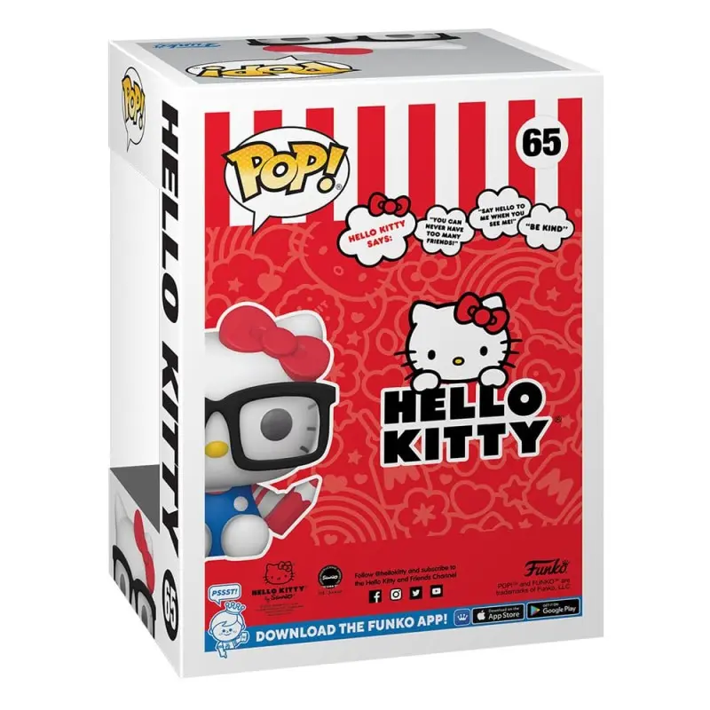 Hello Kitty Figurine POP! Sanrio Vinyl Hello Kitty Nerd 9 cm | 0889698720557
