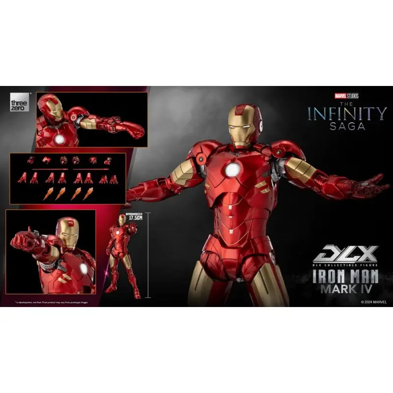 Infinity Saga figurine 1/12 DLX Iron Man Mark 4 17 cm | 4895250812888