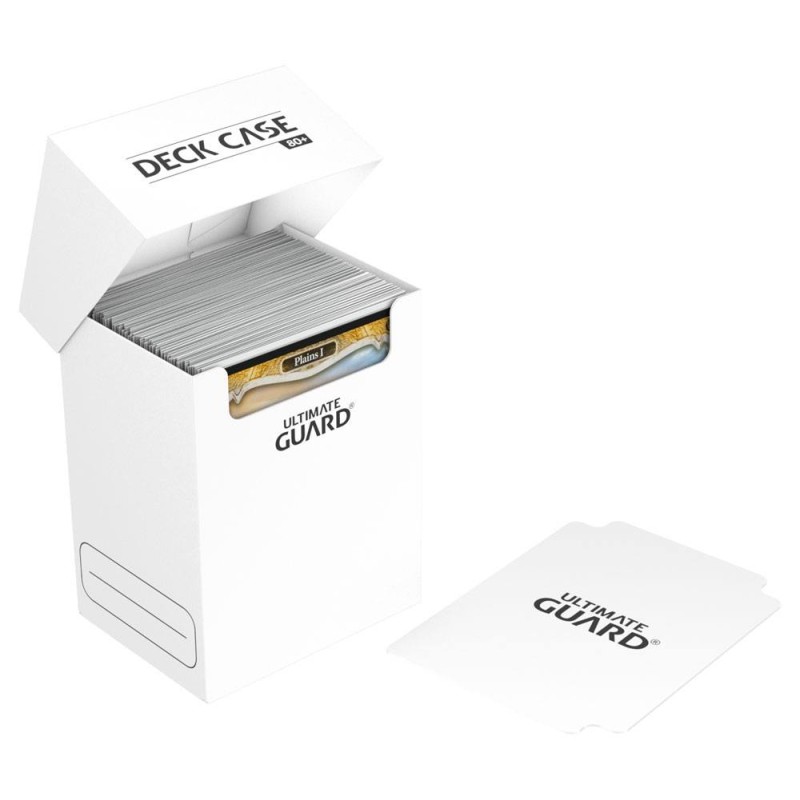Ultimate Guard boîte pour cartes Deck Case 80+ taille standard Blanc