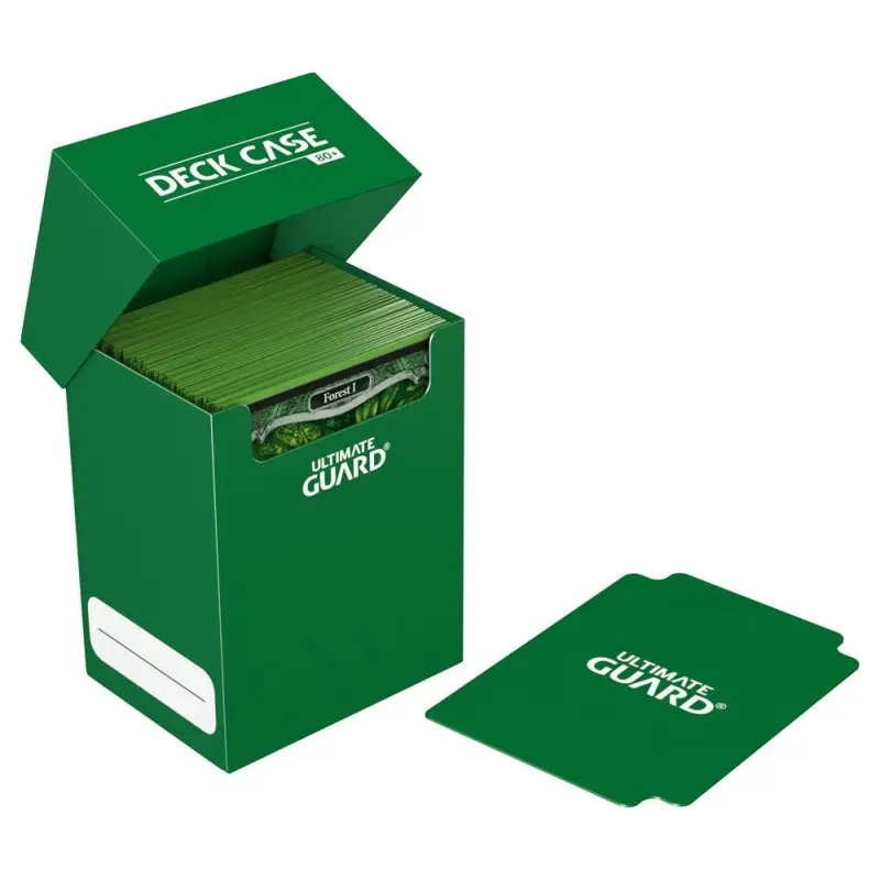 Ultimate Guard boîte pour cartes Deck Case 80+ taille standard Vert | 4260250074985