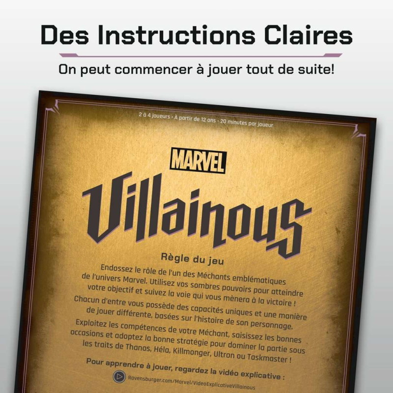 Spel: Marvel Villainous
Uitgever: Ravensburger
Engelse versie