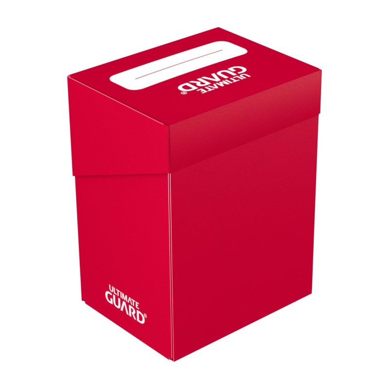 Ultimate Guard boîte pour cartes Deck Case 80+ taille standard Rouge