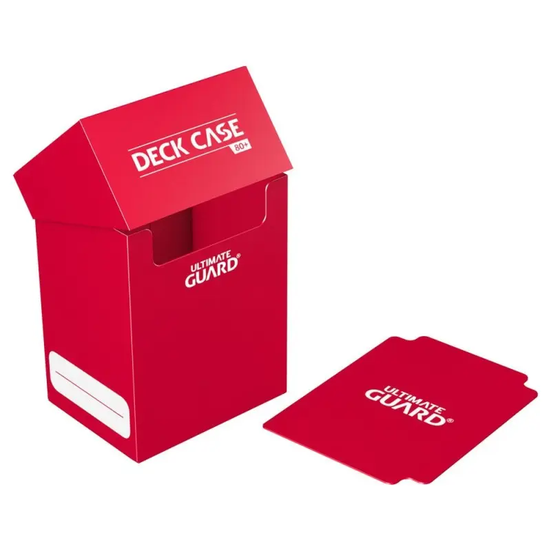 Ultimate Guard boîte pour cartes Deck Case 80+ taille standard Rouge | 4260250075036