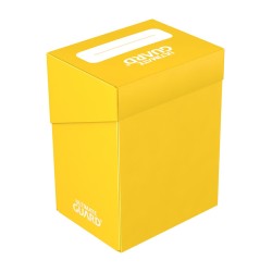 Ultimate Guard boîte pour cartes Deck Case 80+ taille standard Jaune