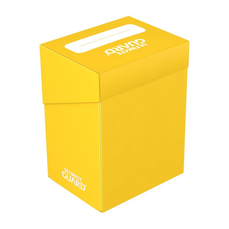 Ultimate Guard boîte pour cartes Deck Case 80+ taille standard Jaune