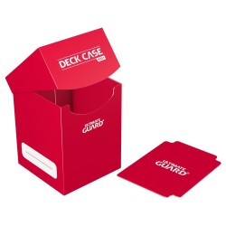 Ultimate Guard boîte pour cartes Deck Case 100+ taille standard Rouge