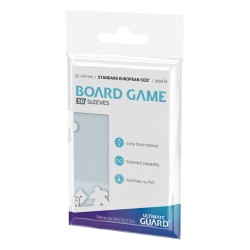 Ultimate Guard 50 pochettes Premium Soft Sleeves jeux de plateau européens standard format