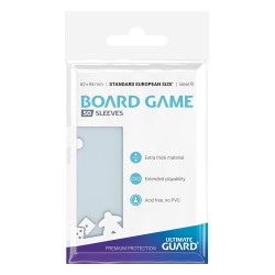 Ultimate Guard 50 pochettes Premium Soft Sleeves jeux de plateau européens standard format