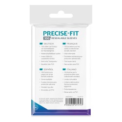 Ultimate Guard 100 pochettes refermables Precise-Fit Sleeves taille standard Transparent