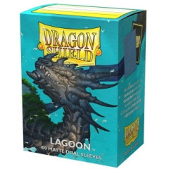 Produit : Dual Matte Sleeves - Lagoon 'Saras' (100 Sleeves) Marque : Dragon Shield