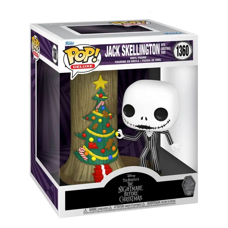 L´étrange Noël de Mr. Jack 30th POP! Deluxe Vinyl figurine Jack w/C.Town Door 9 cm | 0889698723107