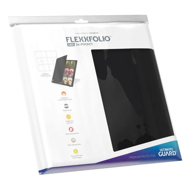 Ultimate Guard Flexxfolio 480 - 24-Pocket (Quadrow) - Noir | 4260250077115