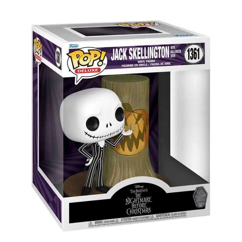 L´étrange Noël de Mr. Jack 30th POP! Deluxe Vinyl figurine Jack w/H.Town Door 9 cm | 0889698723114