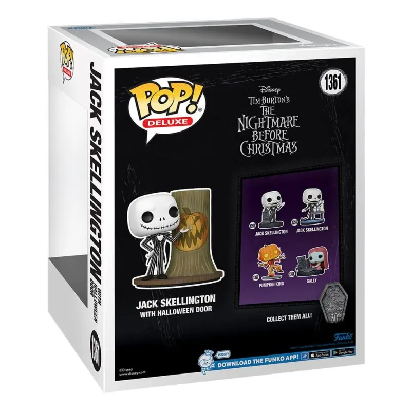 L´étrange Noël de Mr. Jack 30th POP! Deluxe Vinyl figurine Jack w/H.Town Door 9 cm | 0889698723114