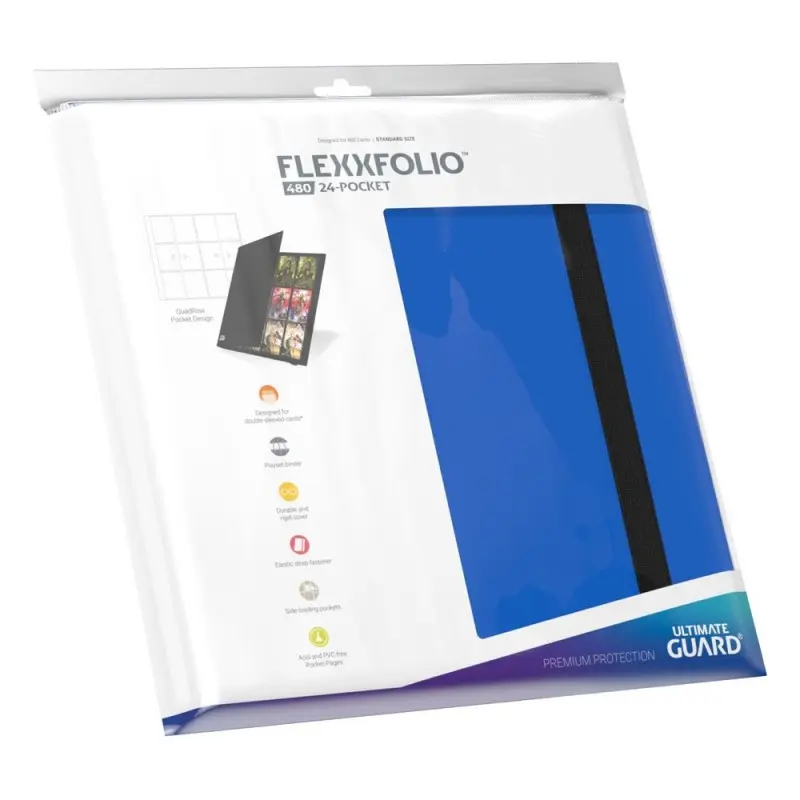 Ultimate Guard Flexxfolio 480 - 24-Pocket (Quadrow) - Bleu | 4260250077153