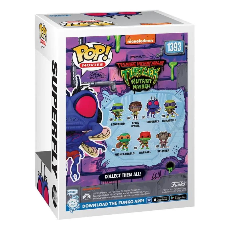 Tortues Ninja POP! Movies Vinyl figurine Superfly 9 cm | 0889698723343