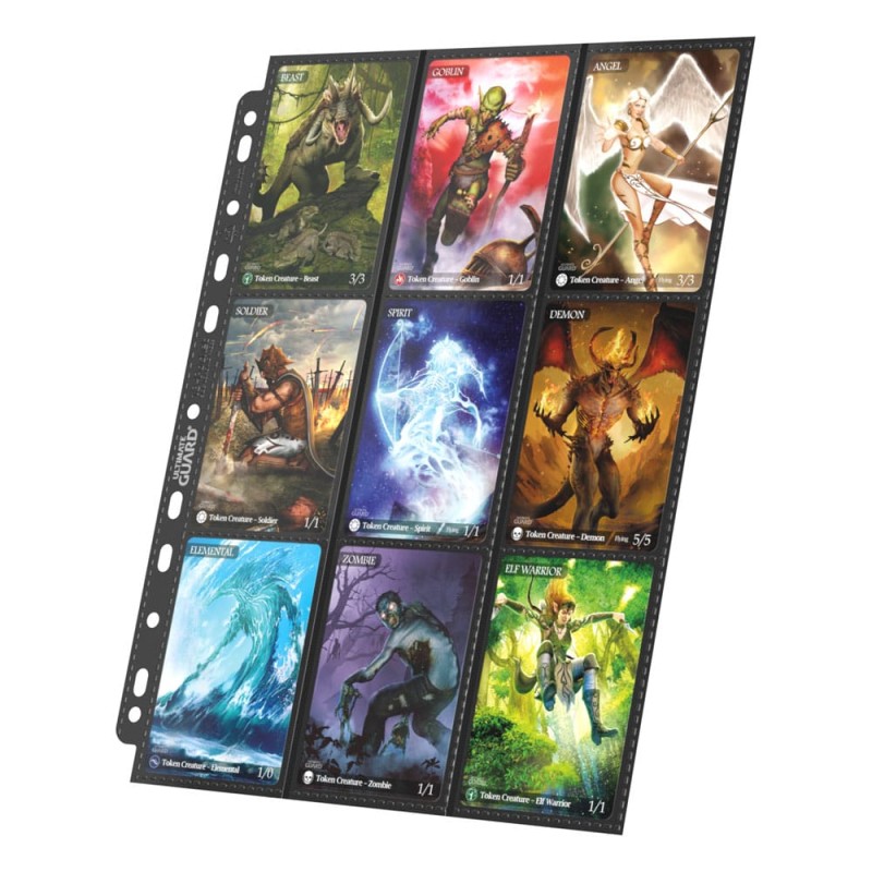 Ultimate Guard 18-Pocket Pages Side-Loading Noir (10)