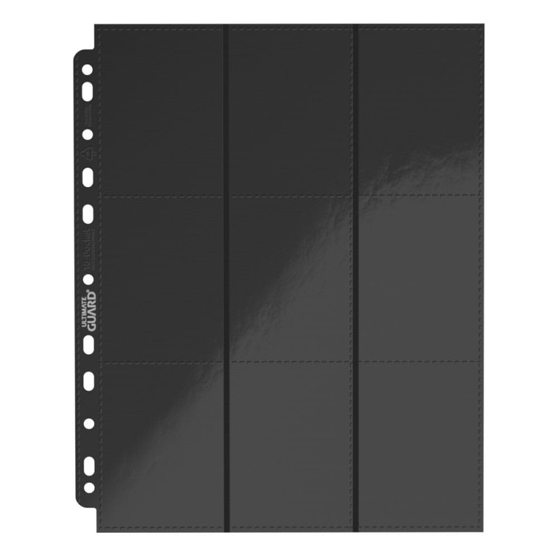 Ultimate Guard 18-Pocket Pages Side-Loading Noir (10)