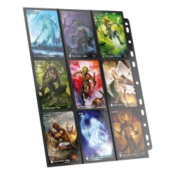 Ultimate Guard 18-Pocket Pages Side-Loading Noir (10)