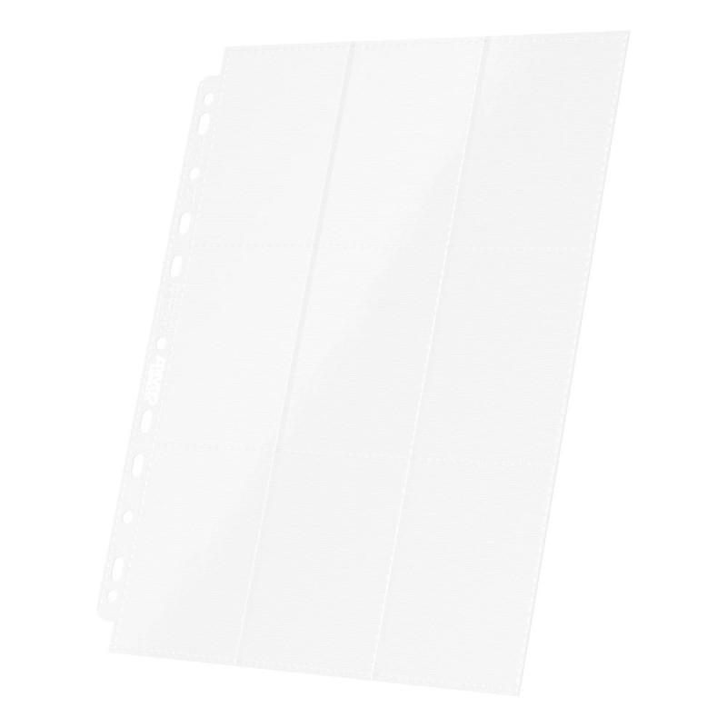 Ultimate Guard 18-Pocket Pages Side-Loading Blanc (10)