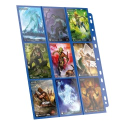 Ultimate Guard 18-Pocket Pages Side-Loading Bleu (10)