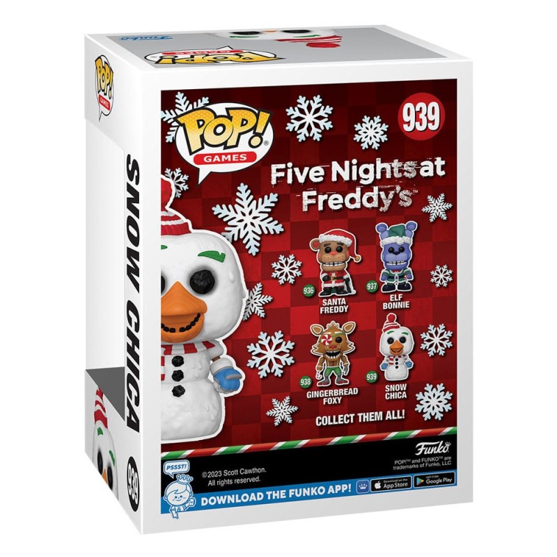 Five Nights at Freddy's Figurine POP! Games Vinyl Holiday Chica 9 cm
