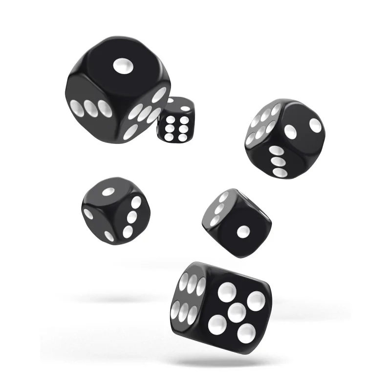 Product: Dice D6 16 mm Solid - Black (12)
Brand: Oakie Doakie Dice