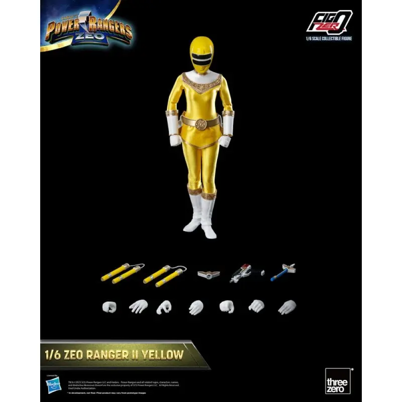 Power Rangers Zeo figurine FigZero 1/6 Ranger II Yellow 30 cm | 4895250810341