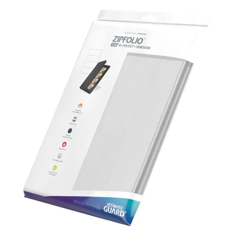 Ultimate Guard Zipfolio 320 - 16-Pocket XenoSkin Blanc | 4260250078655