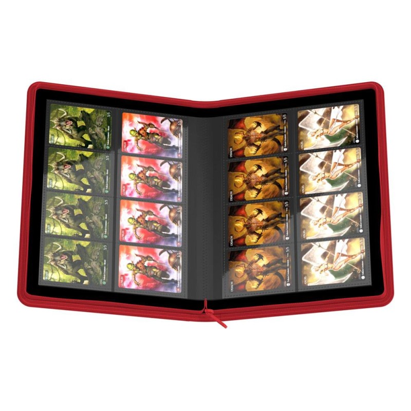 Ultimate Guard Zipfolio 320 - 16-Pocket XenoSkin Rouge