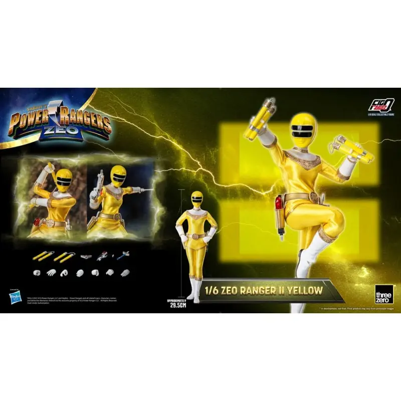 Power Rangers Zeo figurine FigZero 1/6 Ranger II Yellow 30 cm | 4895250810341