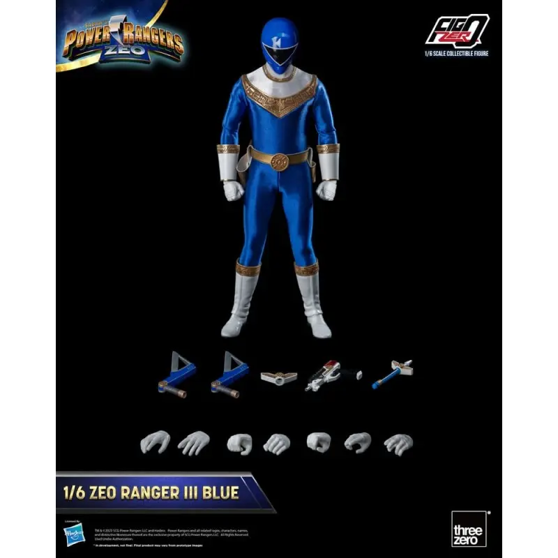 Power Rangers Zeo figurine FigZero 1/6 Ranger III Blue 30 cm | 4895250810372