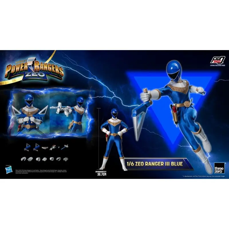 Power Rangers Zeo figurine FigZero 1/6 Ranger III Blue 30 cm | 4895250810372