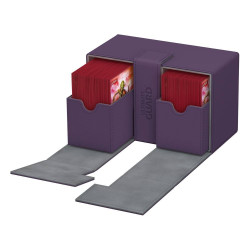 produit : boîte pour cartes Twin Flip n Tray Deck Case 200+ taille standard XenoSkin Violet marque : Ultimate Guard