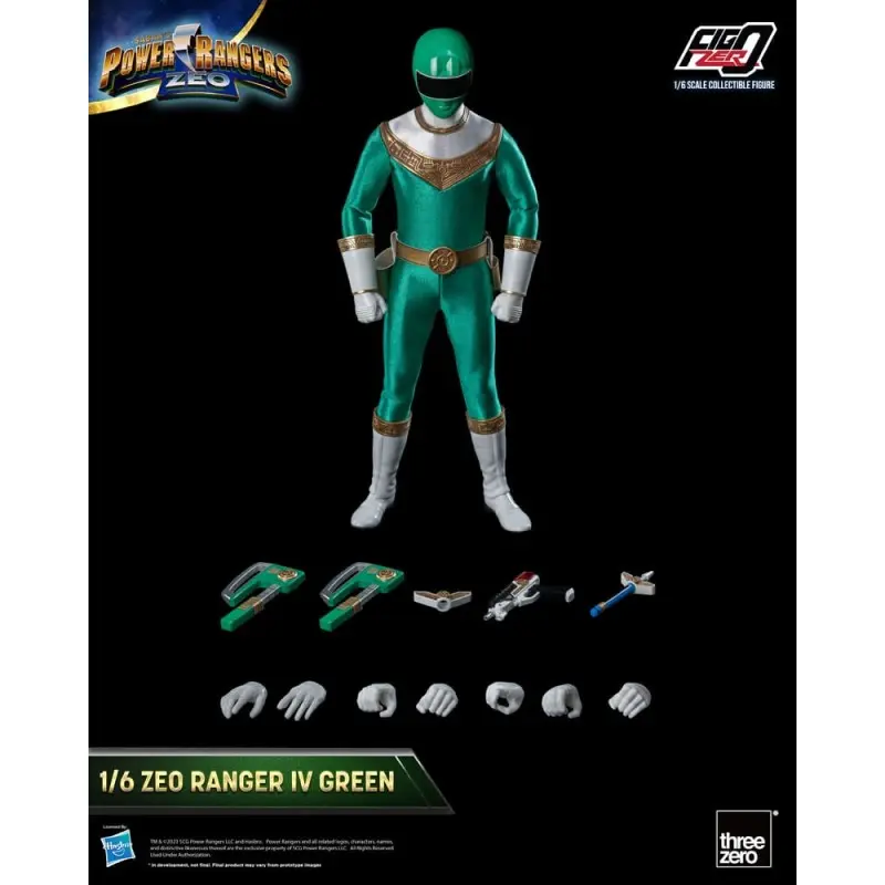 Power Rangers Zeo figurine FigZero 1/6 Ranger IV Green 30 cm | 4895250810402