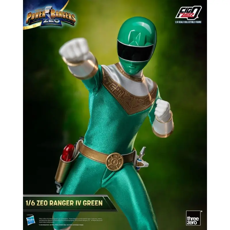 Power Rangers Zeo figurine FigZero 1/6 Ranger IV Green 30 cm | 4895250810402