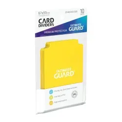 Ultimate Guard 10 intercalaires pour cartes Card Dividers taille standard Jaune | 4260250078884