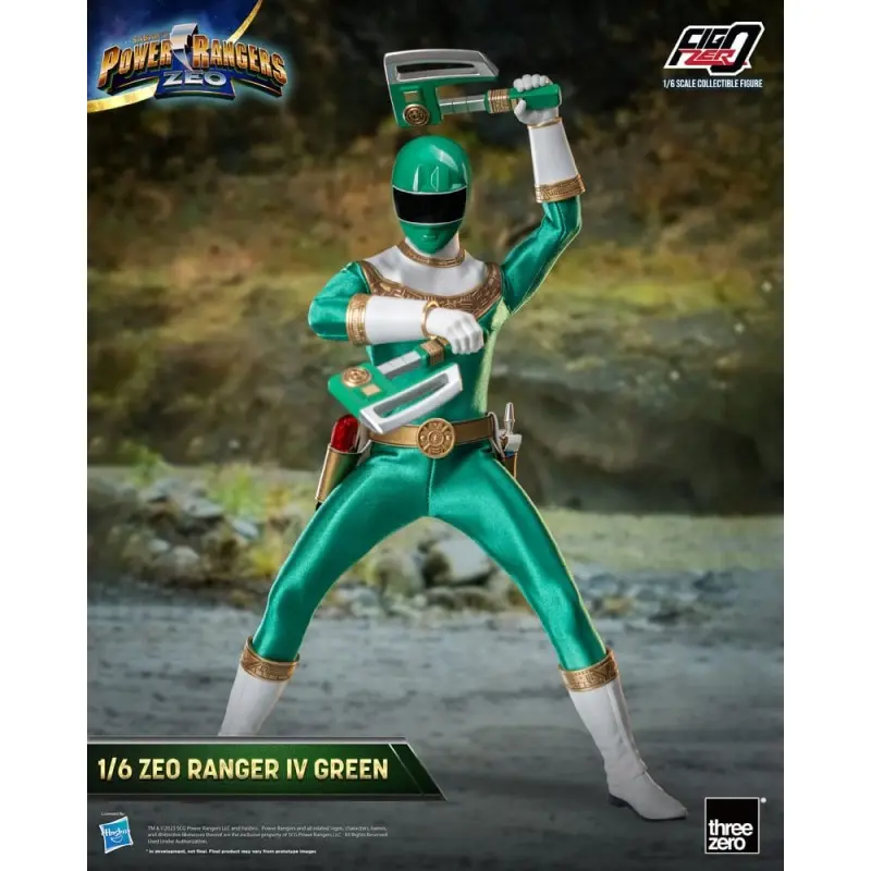 Power Rangers Zeo figurine FigZero 1/6 Ranger IV Green 30 cm | 4895250810402