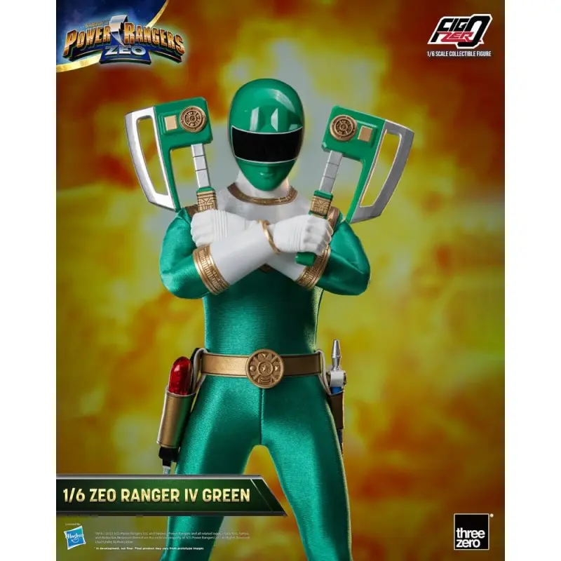 Power Rangers Zeo figurine FigZero 1/6 Ranger IV Green 30 cm | 4895250810402