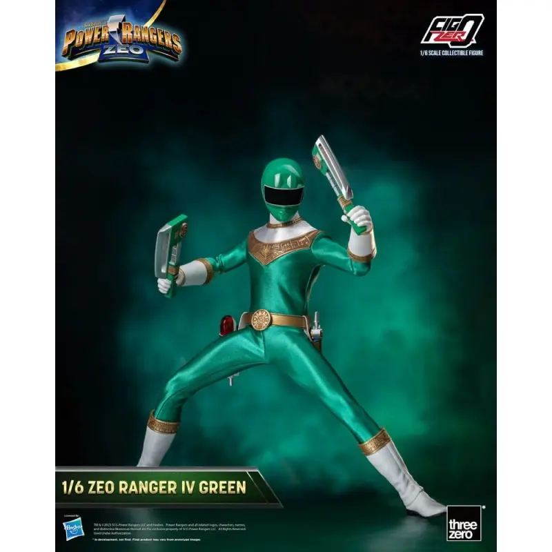 Power Rangers Zeo figurine FigZero 1/6 Ranger IV Green 30 cm | 4895250810402