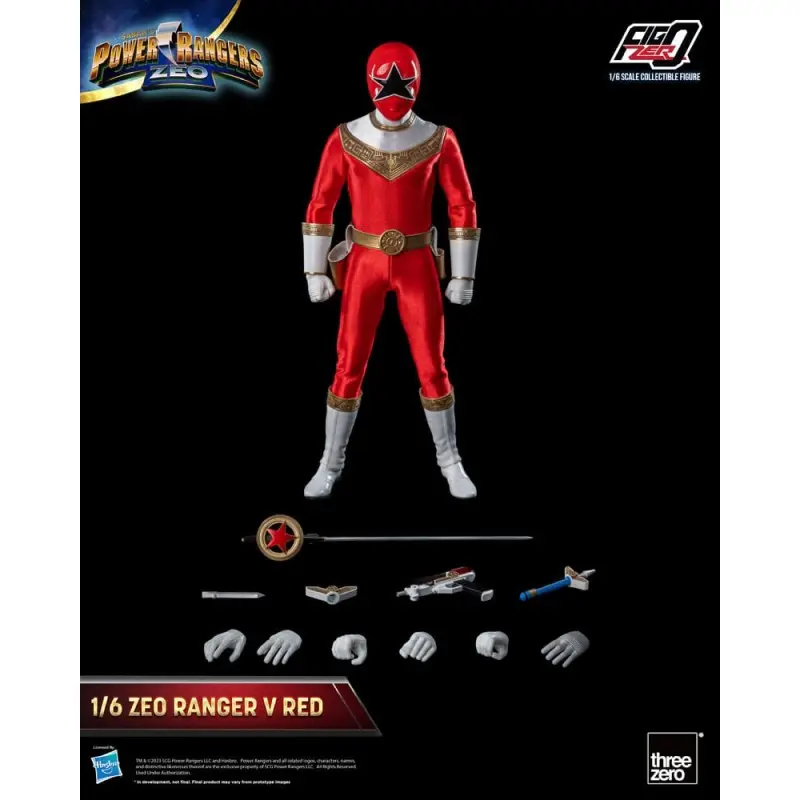 Power Rangers Zeo figurine FigZero 1/6 Ranger V Red 30 cm | 4895250810433